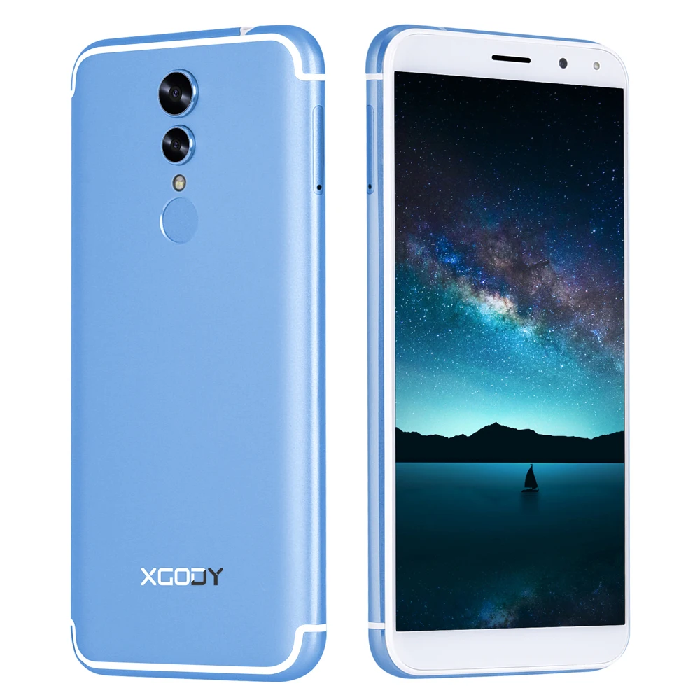 Смартфон XGODY S12 Face ID Android 6 0 4G LTE 5 72 дюймов 18:9 дисплей отпечаток пальца четыре ядра 1