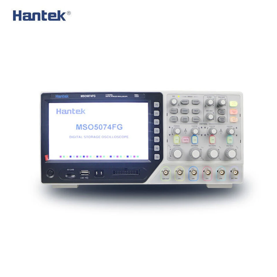 Новейший Hantek осциллограф Hantek MSO5074F/MSO5074FG 4CH+ 8CH логический анализатор 70 МГц 1GSa/s частота дискретизации DHL бесплатно