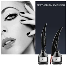Pudaier черная Водостойкая Подводка для глаз гель с в форме пера кисти инструменты длительный пигментный гель подводка для глаз крем косметика для глаз