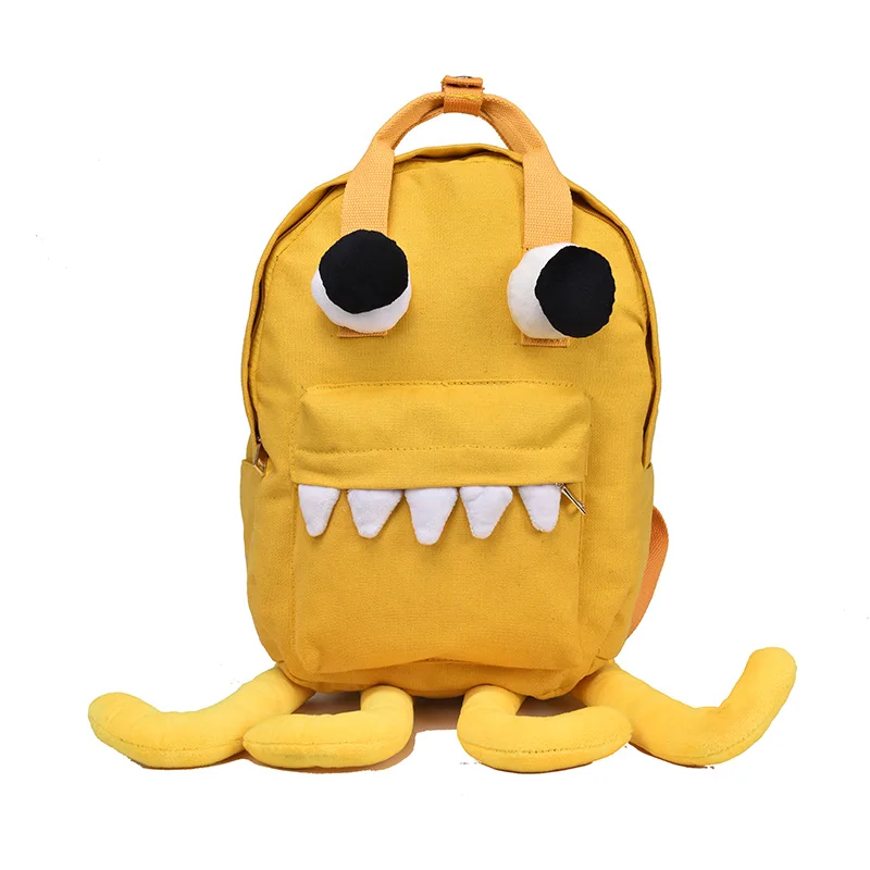 

Japanese octopus shoulder bag canvas funny cartoon student personality backpack
