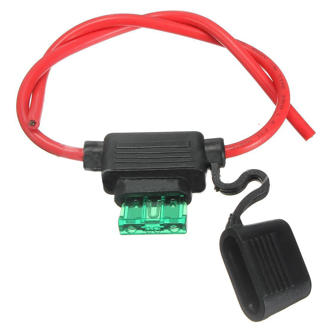 

5X 30A 6V-36V Mini Waterproof Amp In Line Stanard Blade Type Fuse Holder + Fuse