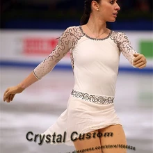 Платье для фигурного катания на заказ для соревнований Модное Новое Брендовое Фигурное катание на льду платье для детей DR3564