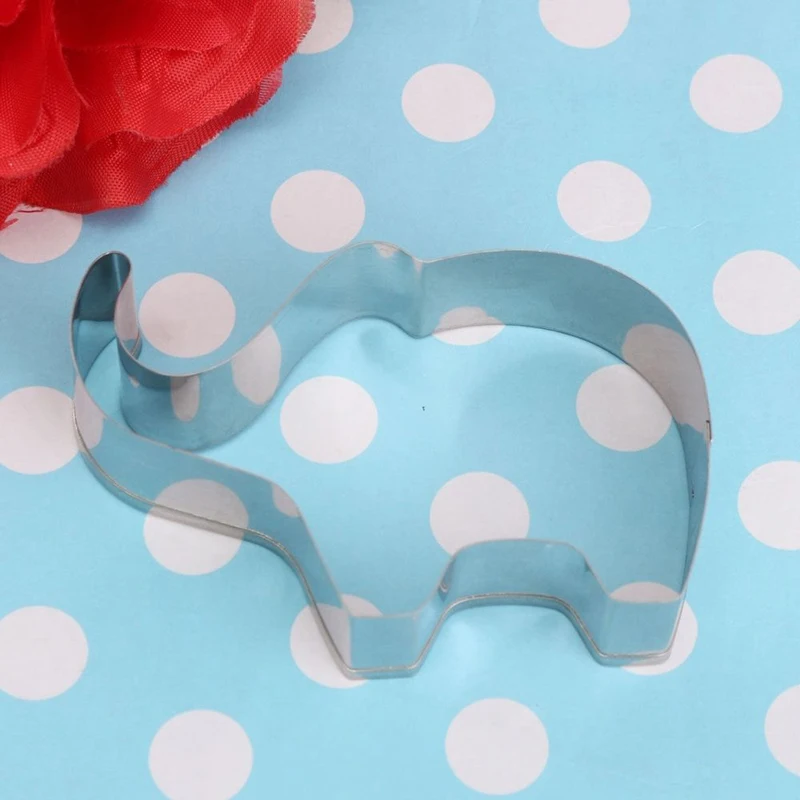 JX-LCLYL Stainless Steel Elephant Mould Cake Biscuit Cookie Cutter Mold DIY Baking Tool