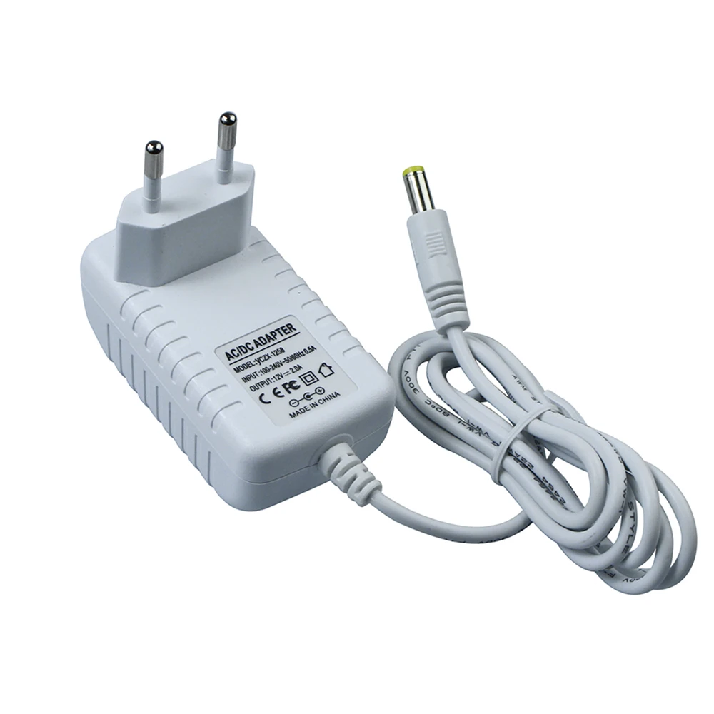 12V 2A адаптер питания Белый EU/UK/AU/US разъем AC110 220V к DC12V трансформатор для 3528