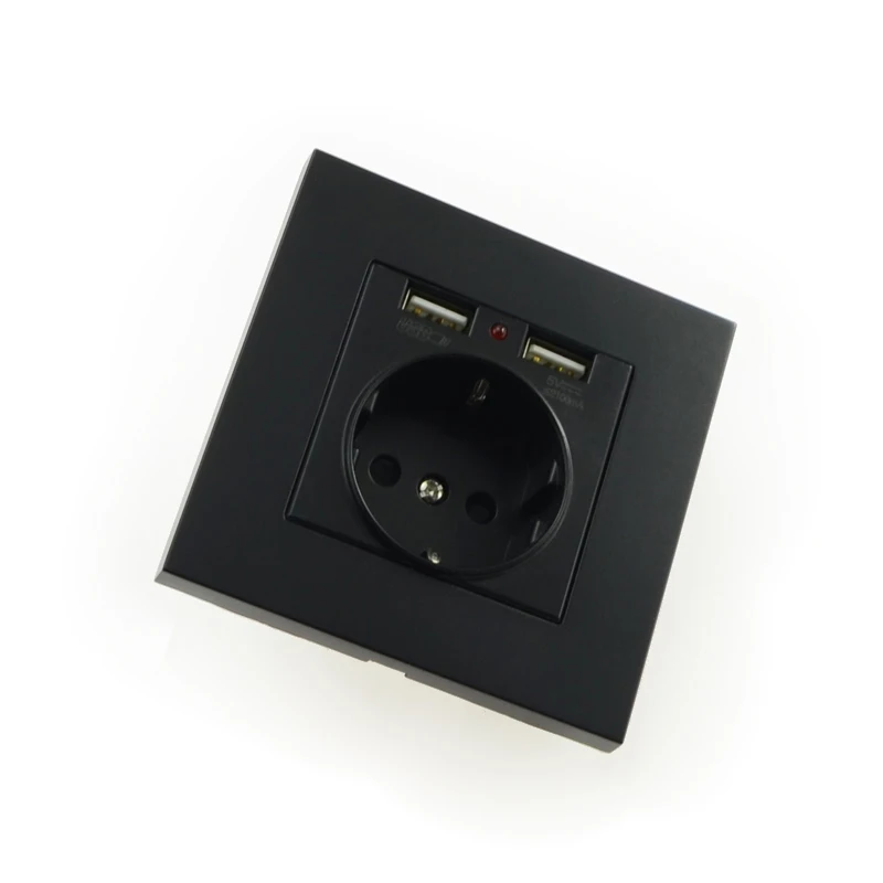 Wall-Socket-Power-16A-EU-Standard-Outlet-With-2A-Dual-USB-Charger-Port-for-Mobile-Phone (2)
