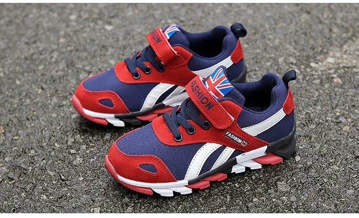 Size 26-38 2017 New Boys Sneakers Children Shoes Kids Running Shoes For Girl Sneakers Mesh Breathable Casual Shoe Sport Trainers 543 (5)