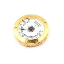 1 шт. 50 мм/37 мм сигарная коробка для табака круглый стеклянный аналоговый гигрометр для гумидоров золото для гитары скрипки сигара табачная коробка