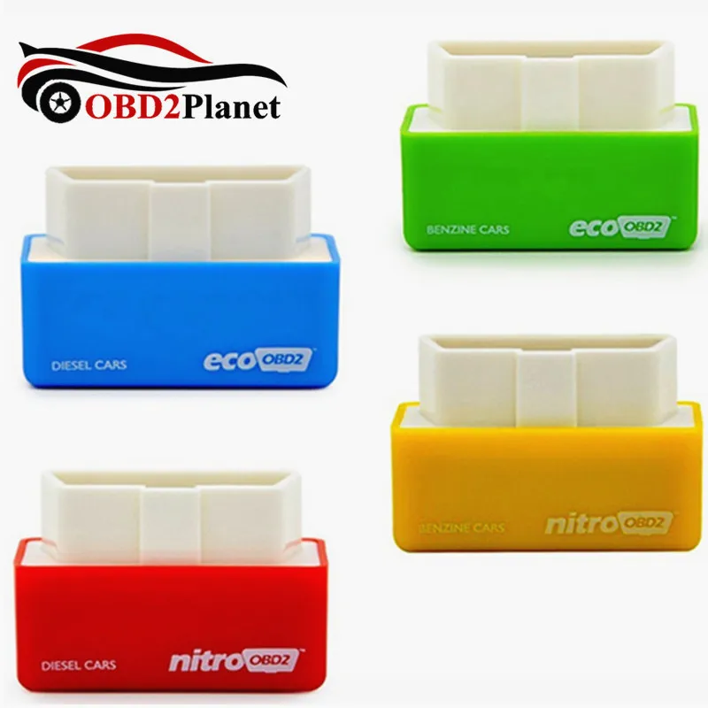 NitroOBD2 EcoOBD2 чип тюнинг коробка вилка и привод нитро OBD2 дизель эко Benzine Интерфейс