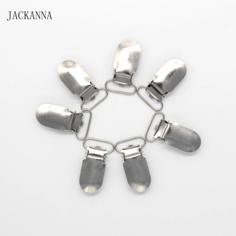 

10PCS Funny Baby Pacifier Clips Safe Metal Pacifier Clips Cute Suspender Clips Dummy Soothers Clasps Accessories