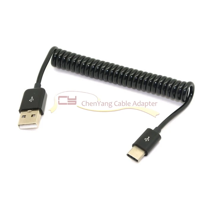 CableCC CY стрейч USB-C 3,1 Тип C Male к Стандартный USB 2,0 Мужской кабель для передачи данных Высокое качество для N1 планшета и мобильного телефона 1 м