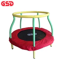 GSD высокого качества 4 фута/48 дюймов круглый детский весенний батут с безопасной сеткой корпус, прыжок кровать TUV-GS одобрение CE