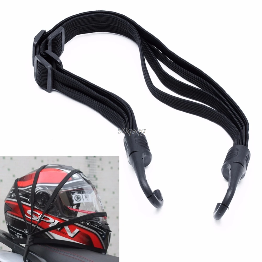 2 крючка для мотоциклов Мото прочность раздвижной шлем багаж эластичный веревочный ремень Прямая поставка