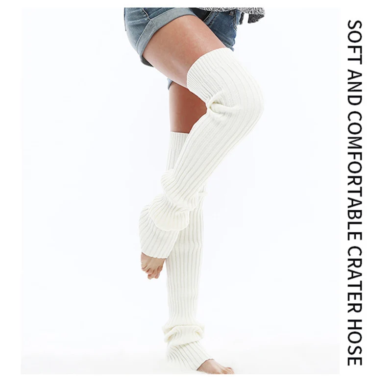 Woman-Yoga-Socks-Gym-Fitness-Dancing-Thigh-High-Pirouette-Leg-Warmer-Sport-Keep-Warm-Latin-Dance-Long-Section-Knitting-Socks-SCL566 (9)