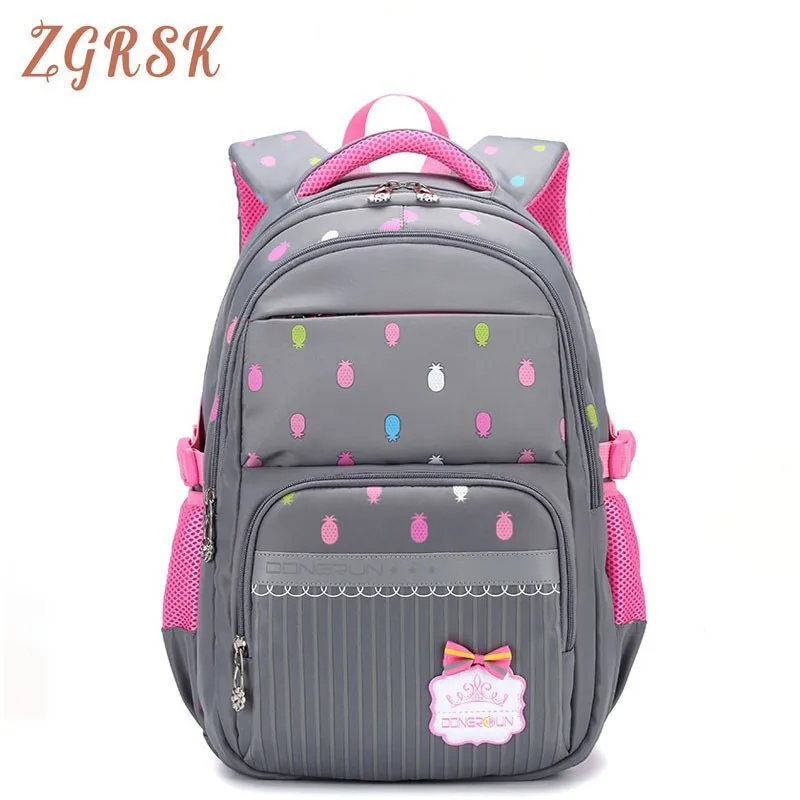 

Female Nylon School Backpack Bag For Girls Children Backpack Schoolbag Students Backpacks Bagpack Grade 3-6 Back Pack Bag