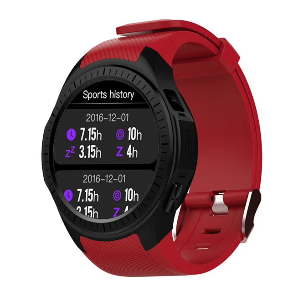 

Bluetooth Camera Round Dial 1.3 Inch Screen Heart Rate Support Call Smartwatch Sports Multifunctional Blood Pressure Exercise