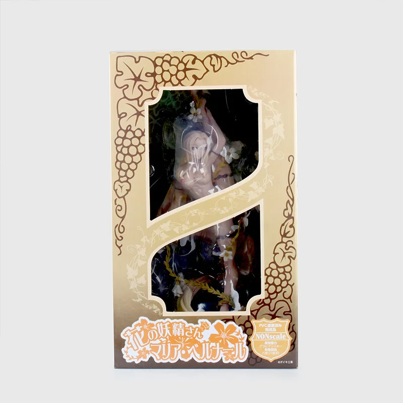 Фигурка из ПВХ Daiki с синими цветами 32 см Hana no Yousei сан Бернар Мария японское