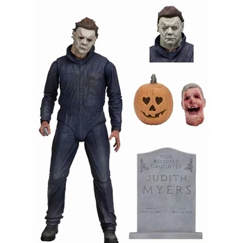 

2020 New 18cm Halloween Ultimate Michael Myers Action Figures Joints Moveable Model Toys toys for children