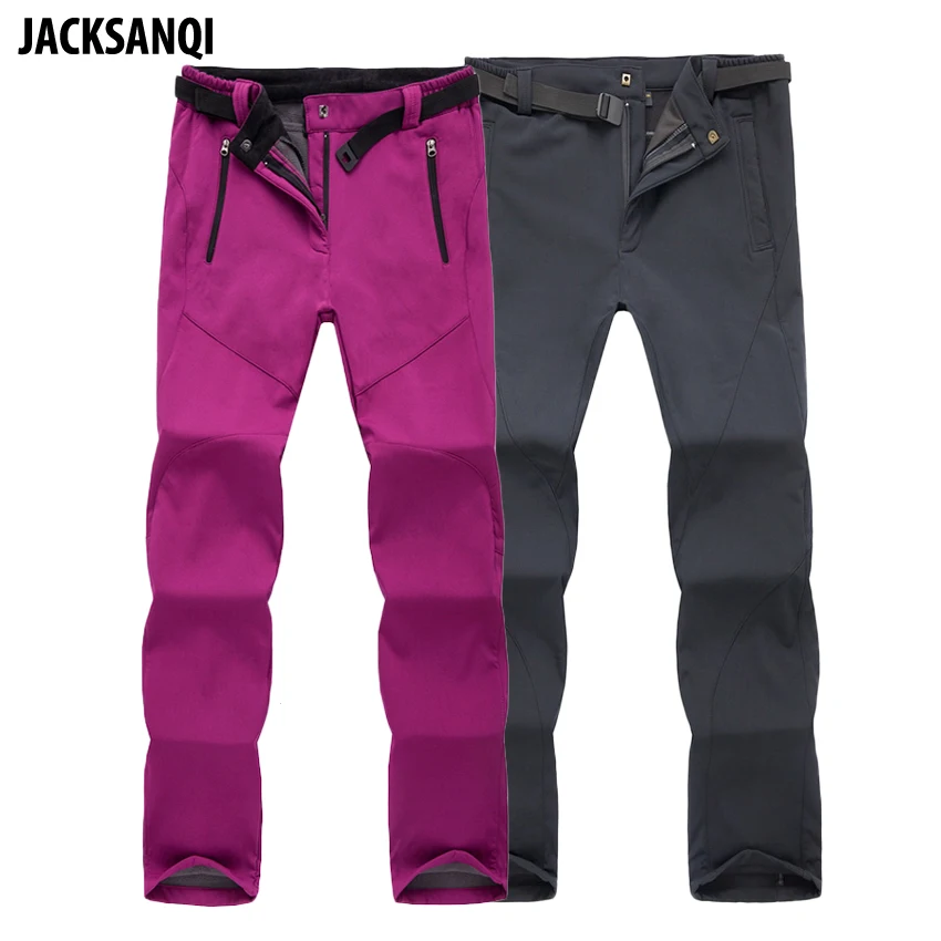 Buy JACKSANQI Women Men Outdoor Warm Hiking Pants