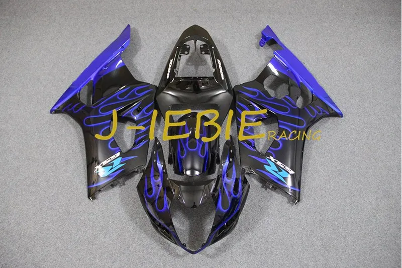 

Black blue fire Injection Fairing Body Work Frame Kit for SUZUKI GSXR 1000 GSXR1000 K3 2003 2004
