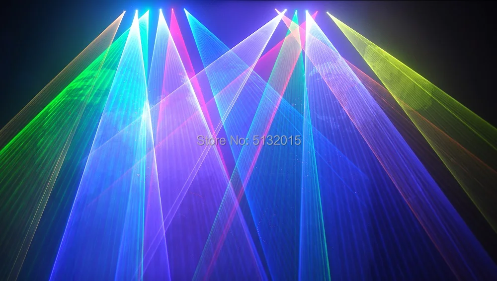 6 головок RGB анимационный лазер массив проектор луч шаблон 20KPPS±20 Профессиональное Освещение сцены DJ диско вечерние Музыка Аудио звуковое оборудование