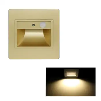 

Recessed LED Wall Sconce Lights 1.5W AC85-265V Recessed Led Stair Light Stairway Corridor Wall Foot Lamp Warm / Cool White