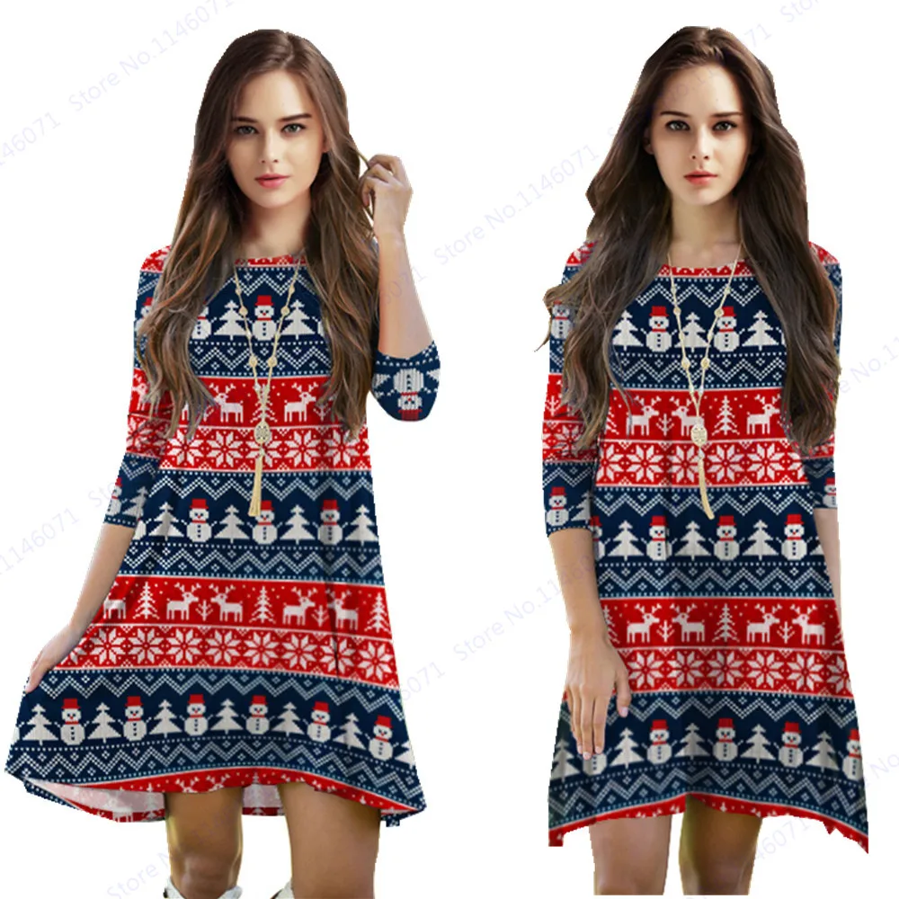 Midi Women Dress for Christmas