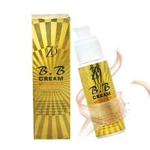 ZD 1 шт. натуральный BB крем осветлять увлажняющий консилер Maquiagem основа Макияж для жирной кожи лица красоты B8003
