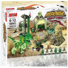 Jurassic World Tyrannosaurus Building Blocks Dinosaur Dilophosaurus Flee Dinosaur Motorcycle Bricks Toys For Children Gift BKX79 new jurassic dilophosaurus flee dinosaur world lepins building block figures motorcycle base bricks educational toys for gifts
