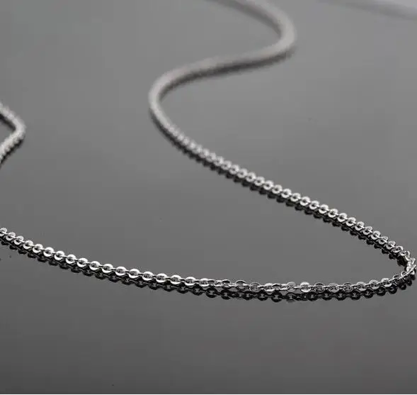 Buy 2PCS 925 Sterling Silver O Necklace Chain,925