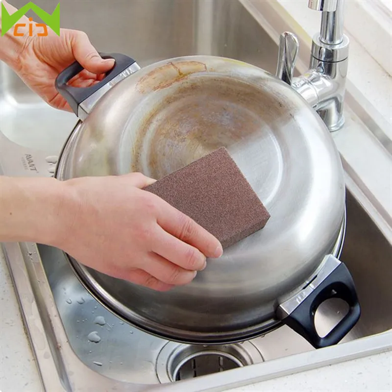 

WCIC 2pcs Cotton Nano Clean Sponge Eraser Cleaning Melamine Removing Rust Sponge Wash Pan Wipe Kitchen Accessories