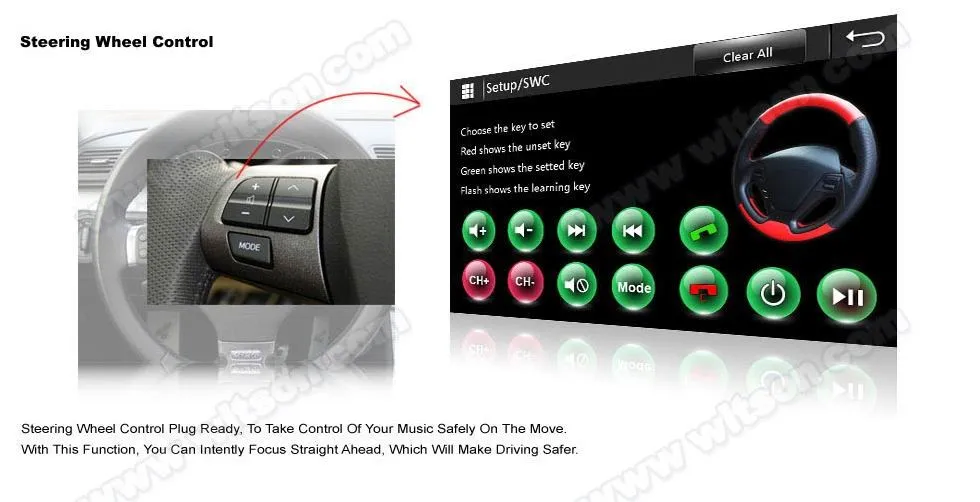 Best WITSON CAR DVD GPS for HYUNDAI NEW SONATA/i40/i45/i50 New Technology+Capctive Screen+1080P+DSP+WiFi+3G+DVR+Good Price 16