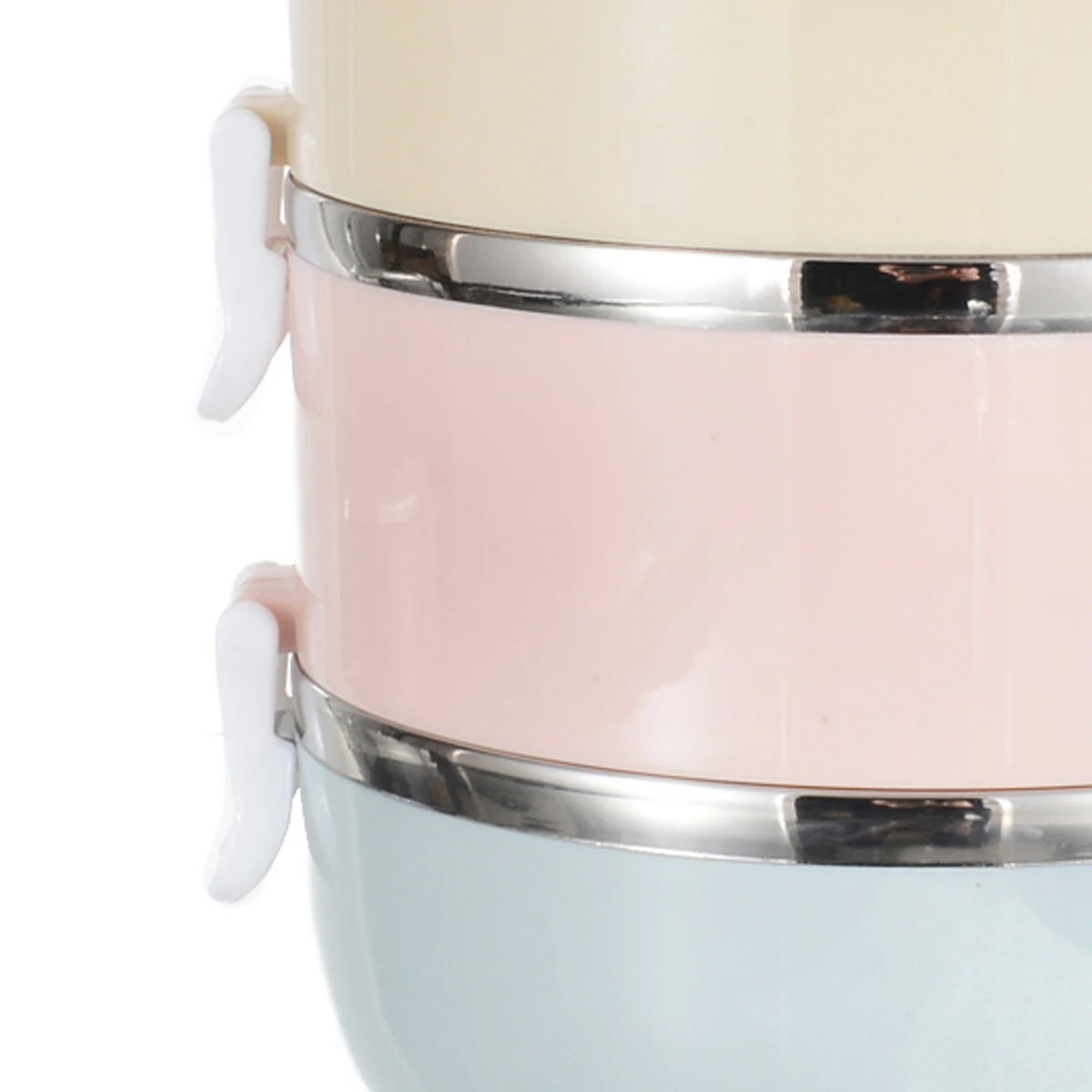 3 Tier Round Lunch Box Stainless Steel Bento Lunch Box Insulated Thermal Food Containers For Kitchen Picnic Supplies