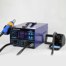 1pc 110V/220V YIHUA 992DA Digital Display Rework Soldering Station Hot Air Soldering Iron Gun English Manual