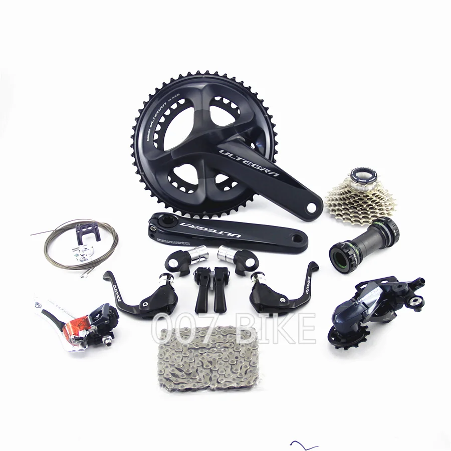 SHIMANO R8000 TT/Triathlon Groupset ULTEGRA R8000 переключатель TT дорожный велосипед 50-34 52-36 53-39T 165 170 172,5 175 мм без тормоза