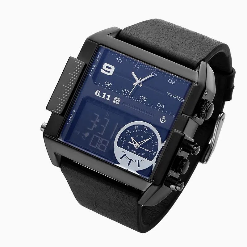 Luxury Brand 6.11 Men Military Waterproof LED Sport Watches Men's Clock Male Wrist Watch relogio masculino