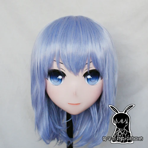 

(KM5181)Top Quality Handmade Female Resin Cosplay Japanese Role Play Kigurumi Mask Crossdresser Doll Transgender Mask