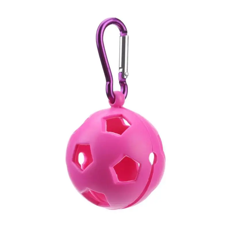 

5cm Silicone Golf Ball Sleeve Protective Cover Keyring Keychain Golf Accessories Supplies Drop Shipping Golf Accessories