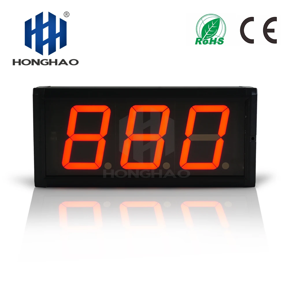 Honghao светодиодный отсчет дня или секундный отсчет или счетчик на заказ свяжитесь с нами