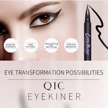 1 шт. Черная Подводка для глаз, подводка для глаз, водостойкая косметика для макияжа, долговечная быстросохнущая натуральная жидкая подводка для глаз, ручка JLRS19