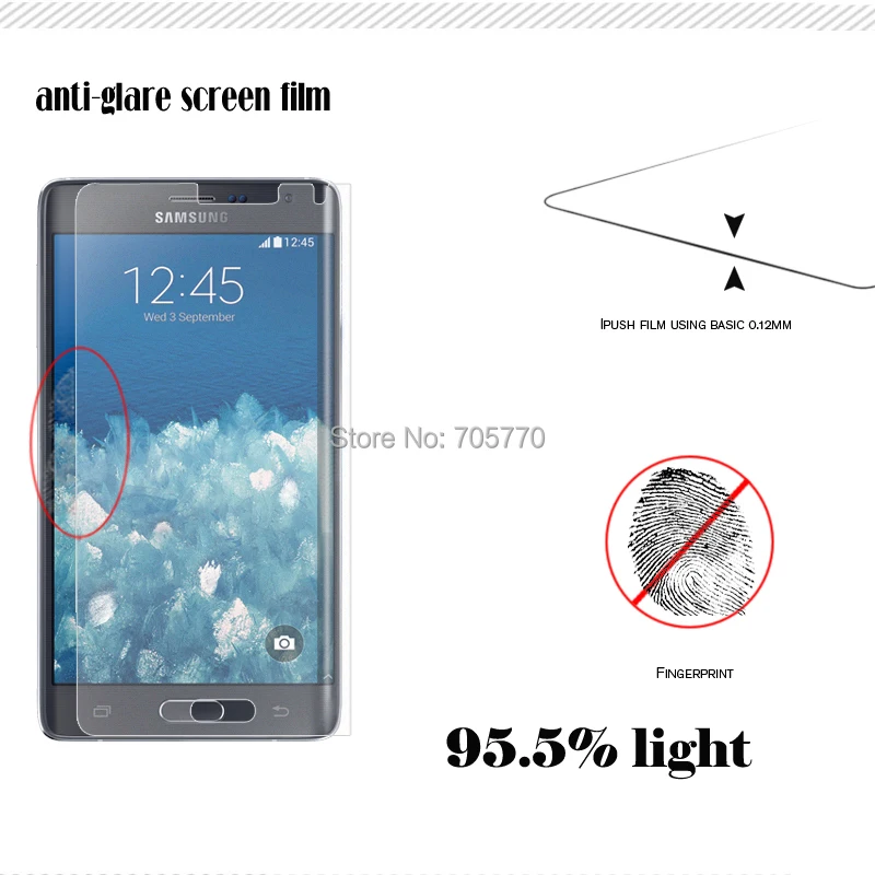 10PCS/LOT Matte Anti Glare Screen Protector Protective Film Guard For