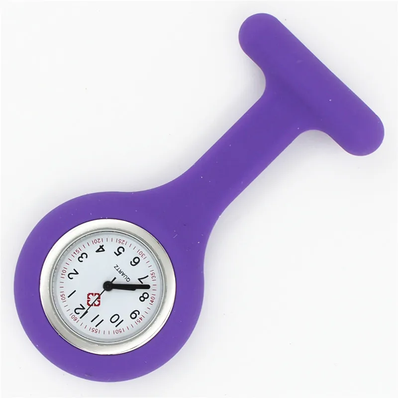 Силиконовые часы медсестры fob карманные кварцевые медицинские dots doctor nursing