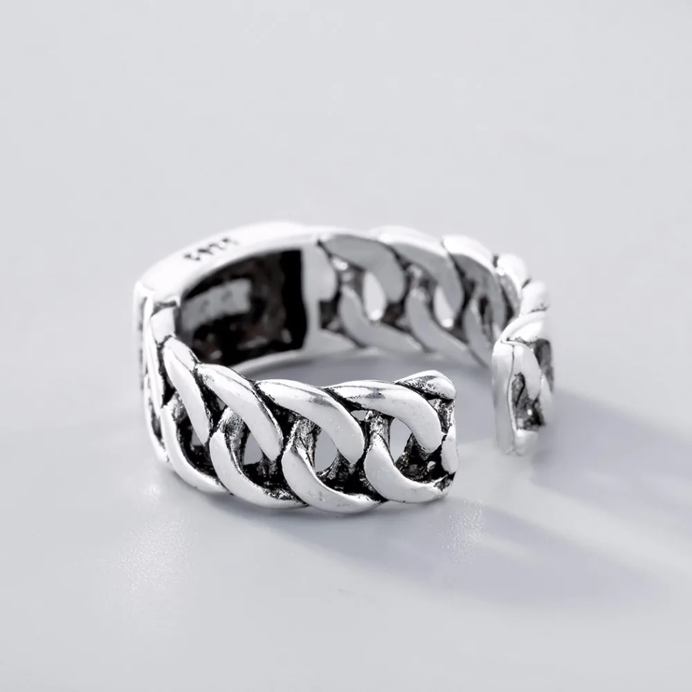 Chandler Brand Retail silver Antient Antique Finger Rings For Women Man Super Cool Alien Sale On alibaba-express