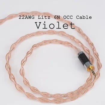 

Moondrop Lyre Acoustics-Violet 6N OCC 0.78 Double Pin 3.5mm Single End/2.5mm Balance/4.4mm Balance Plug Earphone Upgrade Cable