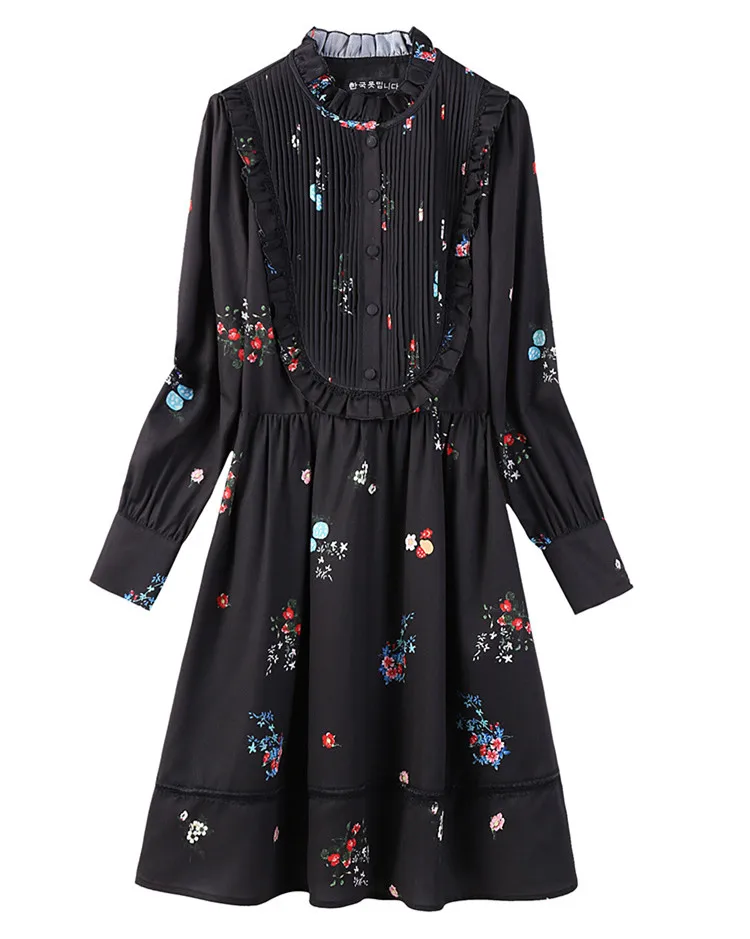 Женское облегающее платье со звездами с принтом в стиле ретро Осень зима