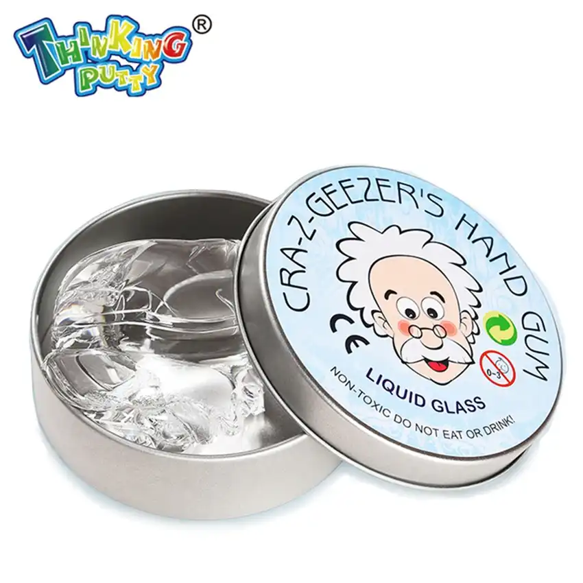 インテリジェントクリエイティブハンドガム透明バウンス粘土スライム軽量粘土大人解凍再生 Fimo 泥のおもちゃ子供のギフト Light Clay Hand Gumclay Plasticine Aliexpress