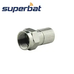 Кабель для крепления Superbat Twist on F type Plug Male 75 Ohm RF коаксиальный разъем для кабеля RG6 прямой