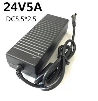 

AC 100-240V IN DC 24V 5 A Out Switch Power Supply 5.5 2.5 plug