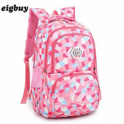 Водонепроницаемый ранец для девочек, легкий вес, рюкзак для девочек, рюкзак с принтом, Детские рюкзаки для девочек-подростков - Цвет: 0785PI