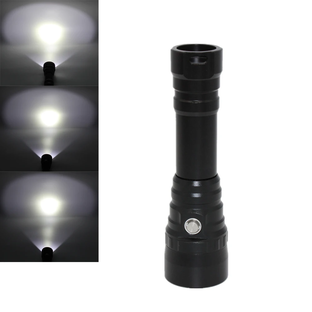 

Professional Scuba Diving Flashlight Dive Light XPL V6 1050LM LED Lamp Underwater Torch Power by 18650 battery