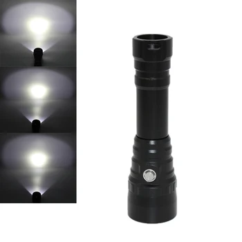 

Professional Scuba Diving Flashlight Dive Light XPL V6 1050LM LED Lamp Underwater Torch Power by 18650 battery